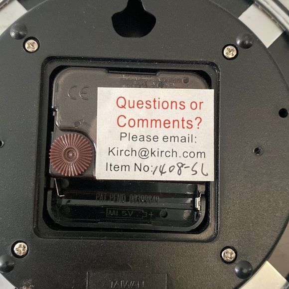 George Nelson Sunburst MCM style Stainless Stainless with Glass Case Wall Clock - Picture 4 of 5